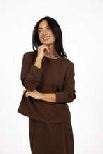Load image into Gallery viewer, Wildfire Long Sleeve Tee | Chocolate

