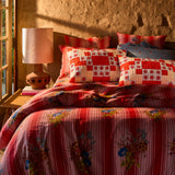 Load image into Gallery viewer, Dempsey Quilt Cover | Poppy | Linen
