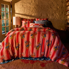 Load image into Gallery viewer, Dempsey Quilt Cover | Poppy | Linen
