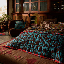 Load image into Gallery viewer, Odessa Reversible Cushion | Turquoise
