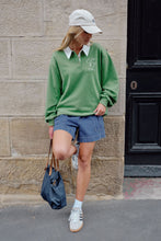 Load image into Gallery viewer, WREN Rugby Sweat | Pistachio + White Club Logo
