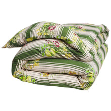 Load image into Gallery viewer, Dempsey Quilt Cover | Hunter Green | Linen
