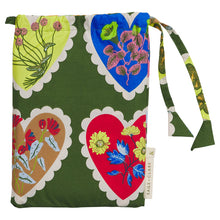 Load image into Gallery viewer, Loretta Cotton Quilt Cover | Hunter Green
