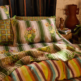 Load image into Gallery viewer, Dempsey Pillowcase Set | Hunter Green | Linen
