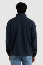 Load image into Gallery viewer, Unisex Sherpa Fleece Logo Quarter Zip | Navy

