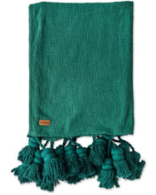 Load image into Gallery viewer, Evergeen Tassle Throw
