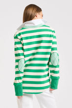 Load image into Gallery viewer, Rugby Cotton Sweatshirt - Green Stripe
