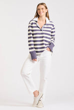 Load image into Gallery viewer, Rugby Cotton Sweatshirt - Old Navy Stripe
