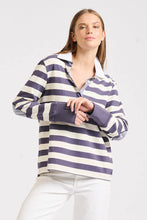 Load image into Gallery viewer, Rugby Cotton Sweatshirt - Old Navy Stripe
