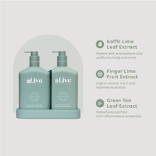 Load image into Gallery viewer, Wash &amp; Lotion Duo - Kaffir Lime &amp; Green Tea
