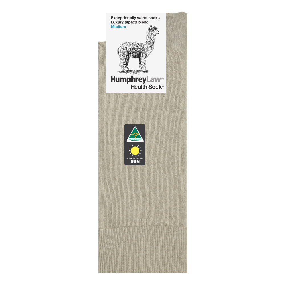 Baby Alpaca Blend Health Sock® - Antelope