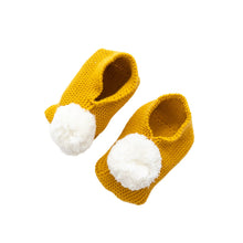 Load image into Gallery viewer, Frankie Baby Booties - Mustard
