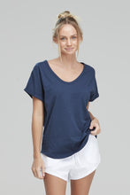 Load image into Gallery viewer, Luxe Tee - Navy
