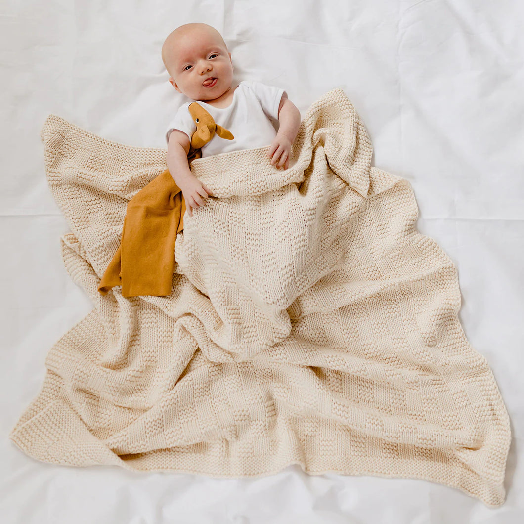 Freya Baby Blanket - Nude