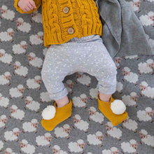 Load image into Gallery viewer, Frankie Baby Booties - Mustard
