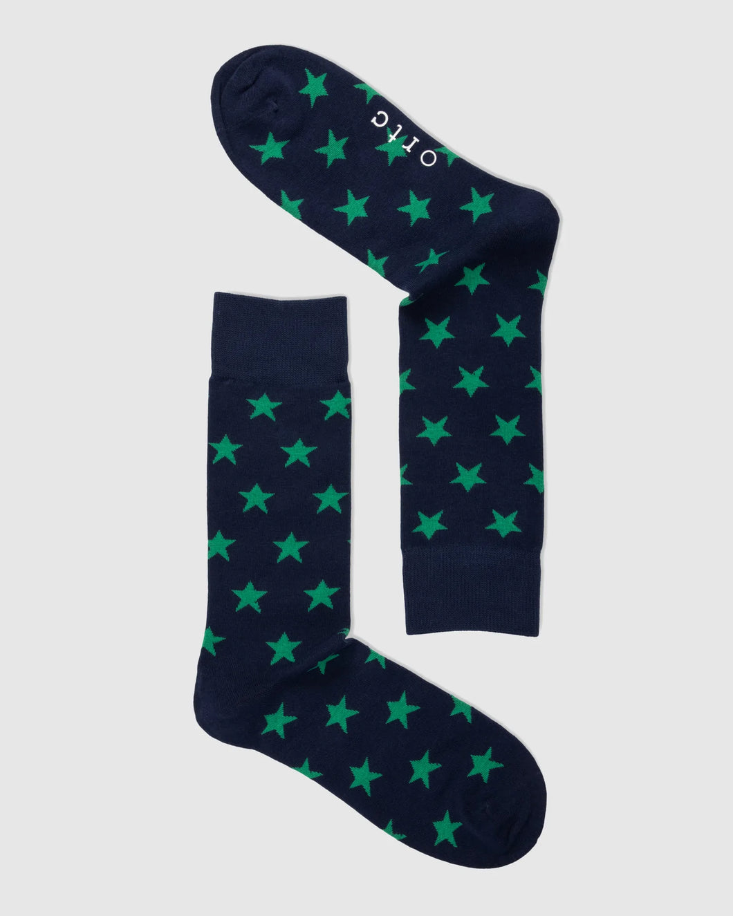 Green Stars Socks