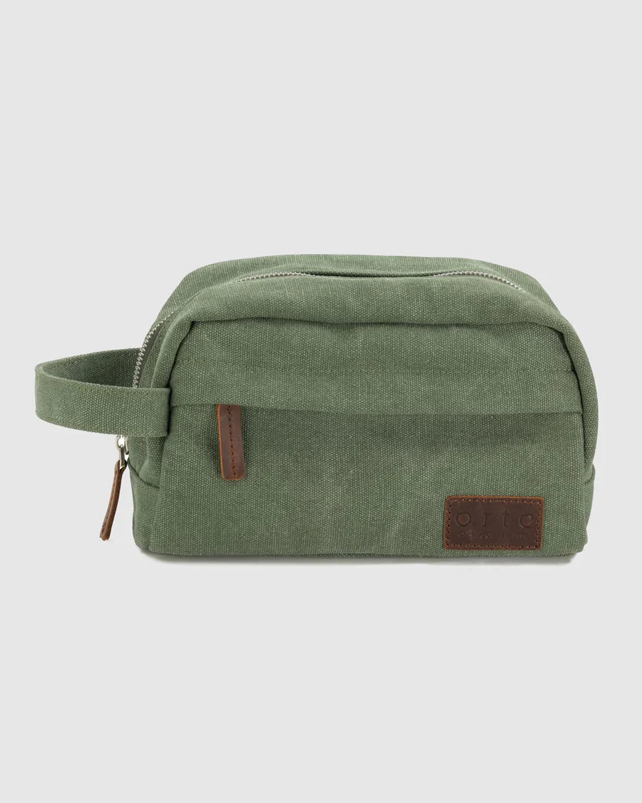 Toiletry Bag Washed Olive
