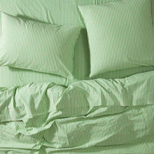 Load image into Gallery viewer, Luigi Cotton Fitted Sheet in Pea
